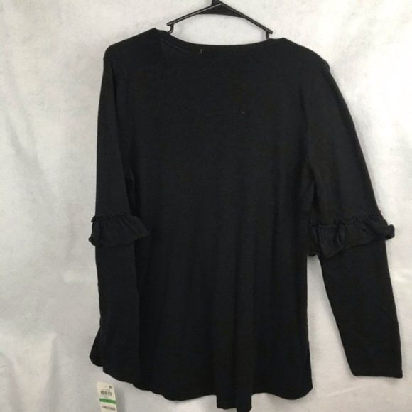 Style & Co Ruffle Pleated Sweater - Picture 4 of 5